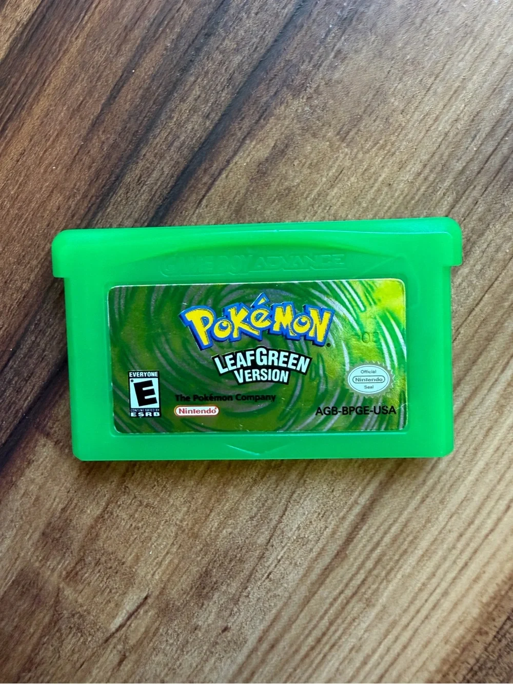Pokémon LeafGreen Version Game Boy Advance GBA Cartridge